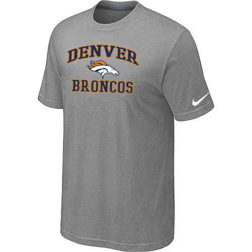 Nike Denver Broncos Heart & Soul NFL T-Shirt - Grey